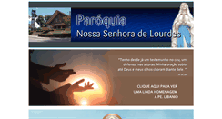 Desktop Screenshot of nslourdes.com.br