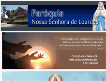 Tablet Screenshot of nslourdes.com.br